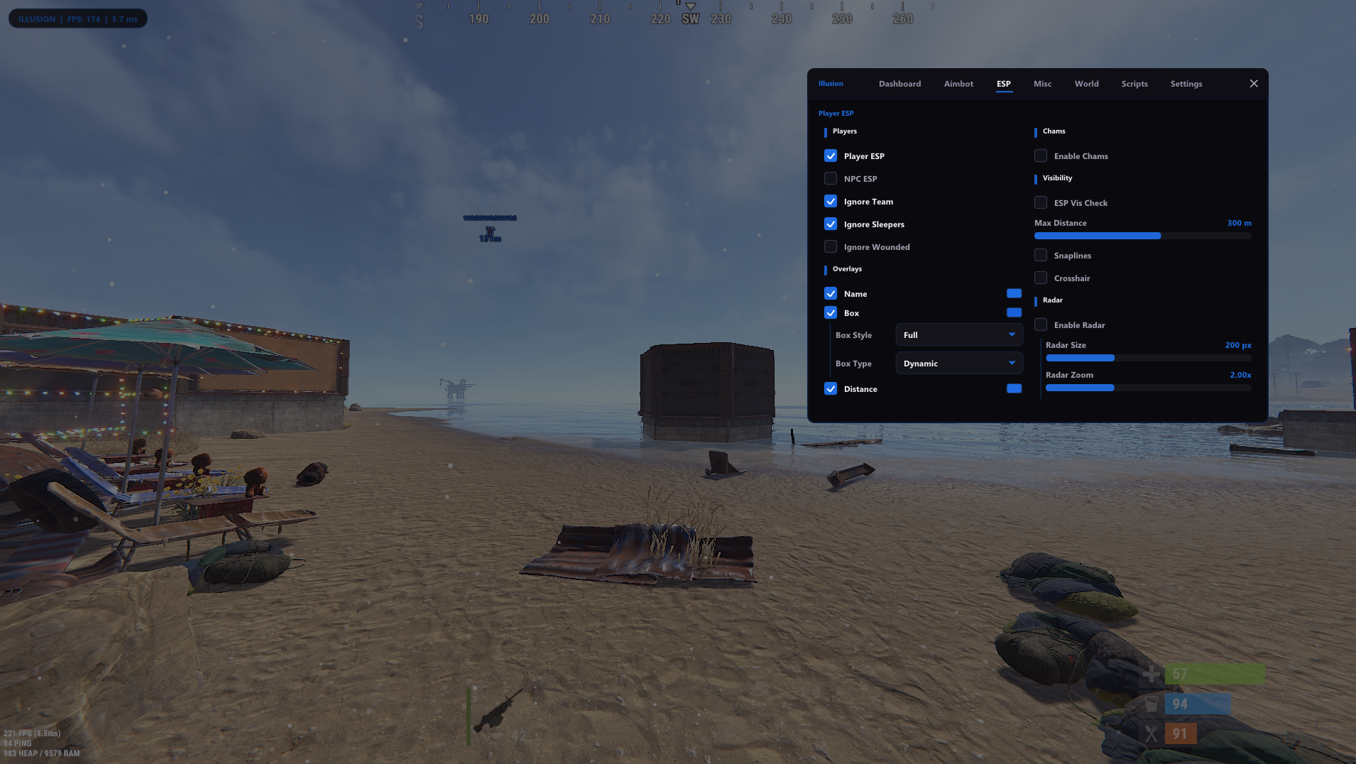 Illusion Rust in-game preview